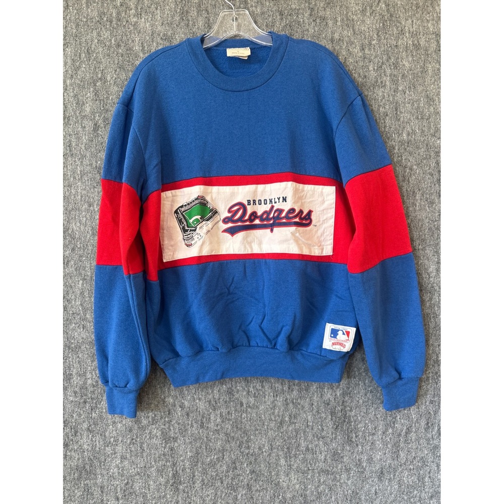 Vintage Nutmeg Mills Brooklyn Dodgers Ebbets Field Sweatshirt Mens Large USA
